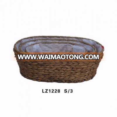 ratttan laundry willow basket with handles